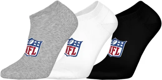 NFL Shield 3pk Sneaker Socks 35-38