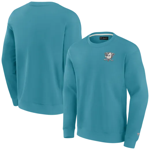 Anaheim Ducks Terrazzo Fleece Crew Sweatshirt L