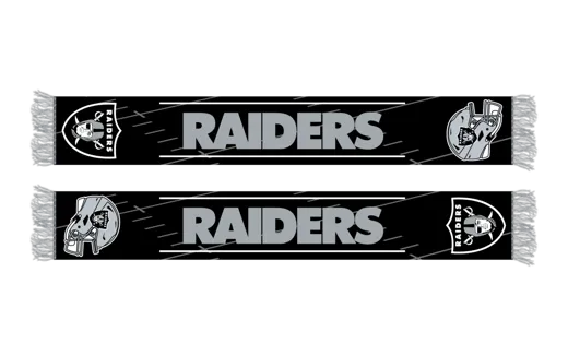 Las Vegas Raiders HD Knitted Jaquard Scarf  145x20cm