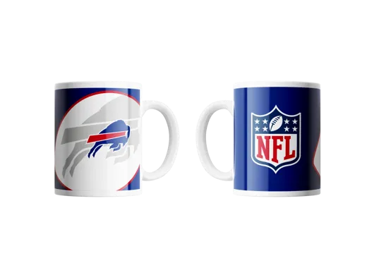 Buffalo Bills Classic Mug Shadow Logo & Shield 330ml