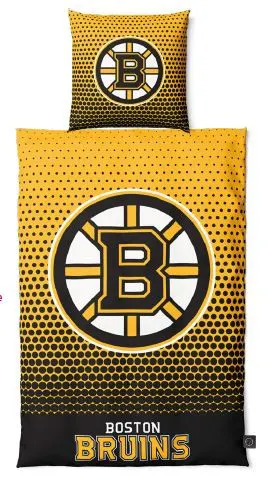 Boston Bruins Bettwäsche-Set/Bedding Set "DOTS"  135x200 + 80x80cm