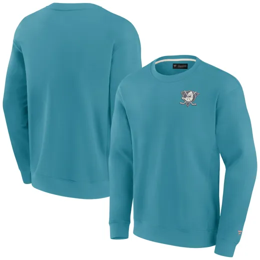 Anaheim Ducks Terrazzo Fleece Crew Sweatshirt M