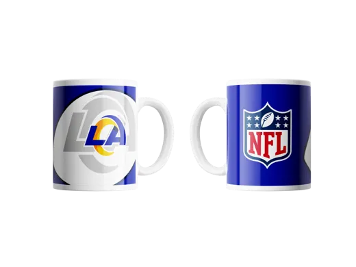 Los Angeles Rams Classic Mug Shadow Logo & Shield 330ml