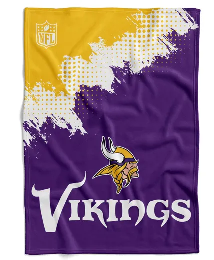 Minnesota Vikings Flannel Decke /Throw "CORNER"   150x200cm