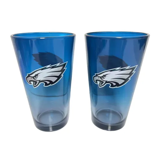 Philadelphia Eagles Pint Glass Set 16 oz./475 ml