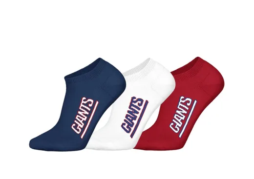 New York Giants 3pk Sneaker Socks 39-42