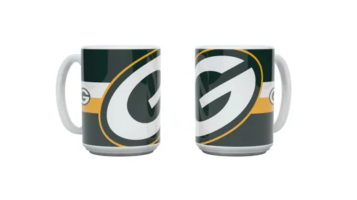 Green Bay Packers Tasse "Triple Logo " 450ml