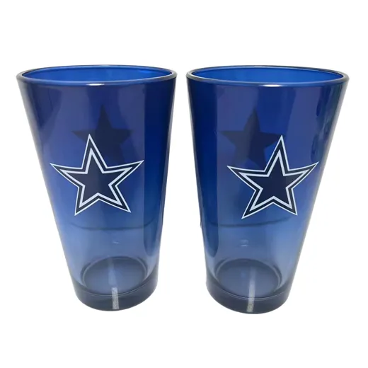 Dallas Cowboys Pint Glass Set 16 oz./475 ml