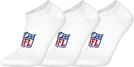 NFL Shield 3pk Sneaker Socks 35-38