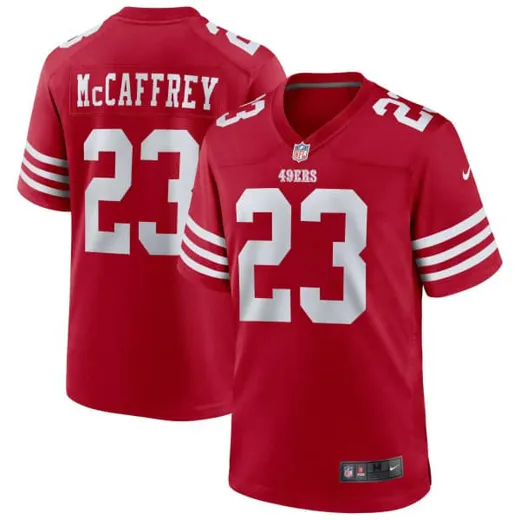 San Francisco 49ers Nike Home Jersey McCaffrey 23 L