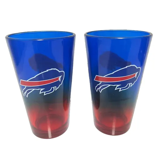 Buffalo Bills Pint Glass Set 16 oz./475 ml