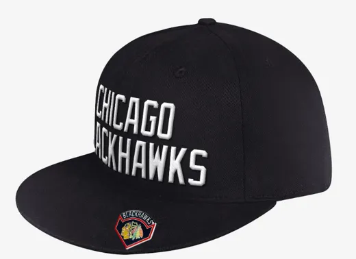 Chicago Blackhawks Starter Black Ice Cap