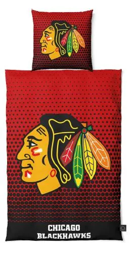 Chicago Blackhawks Bettwäsche-Set "DOTS"  135x200 + 80x80cm