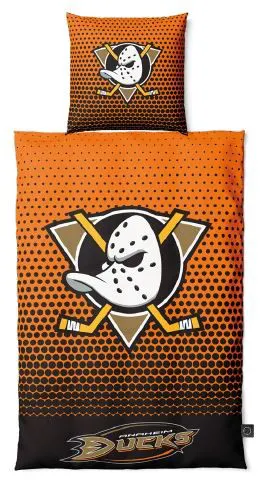 Anaheim Ducks Bettwäsche-Set "DOTS"  135x200 + 80x80cm