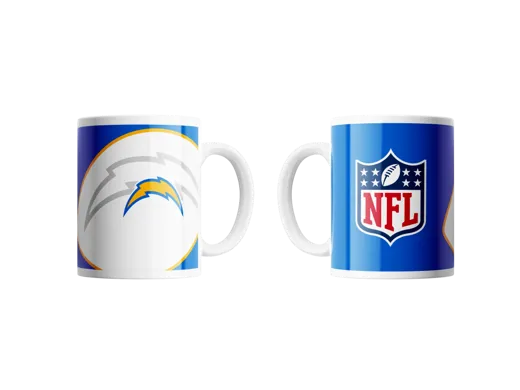 L.A. Chargers Classic Mug Shadow Logo & Shield 330ml