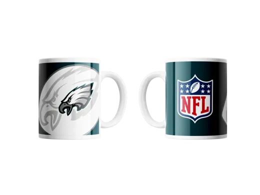 Philadelphia Eagles Mug Shadow Logo & Shield 330ml