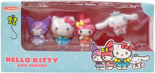 Hello Kitty & Friends Gift Box (4 Figuren)