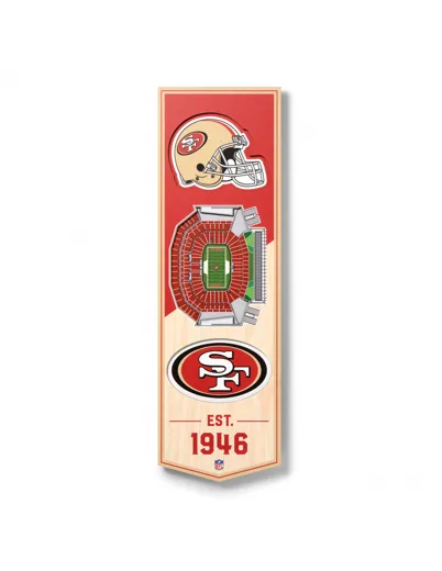 San Francisco 49ers 3D Stadium Banner