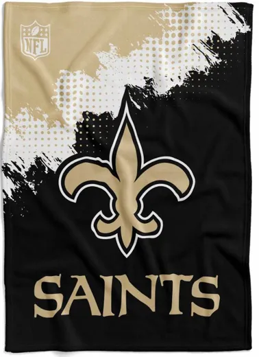 Flannel Decke /Throw "CORNER" New Orleans Saints 150x200cm