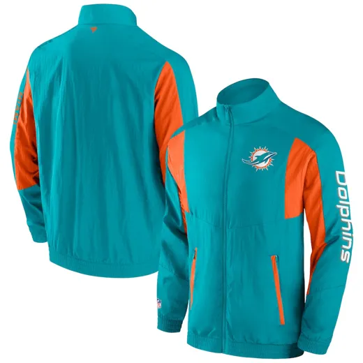 Miami Dolphins Woven Track Jacket M