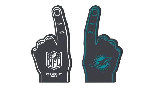 Miami Dolphins Team Foam Finger