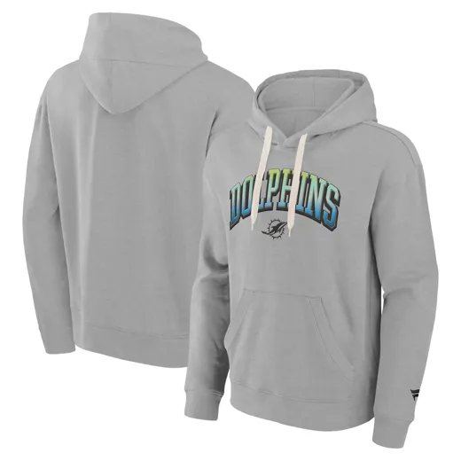 Miami Dolphins Gradient Fleece Pullover Hoodie L