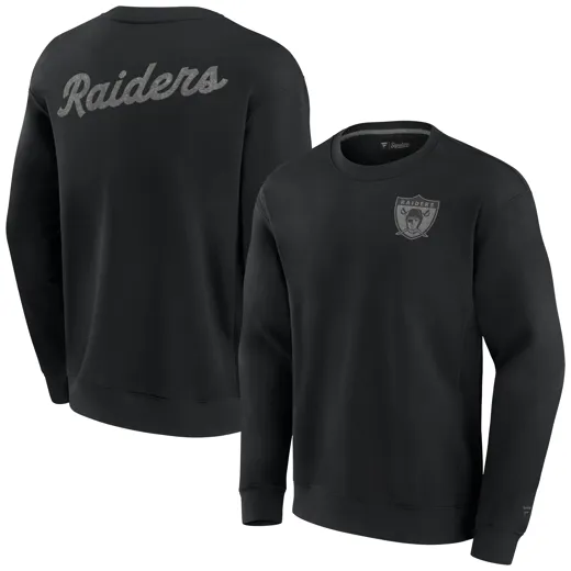 Las Vegas Raiders Heritage Fleece Crew Sweatshirt S