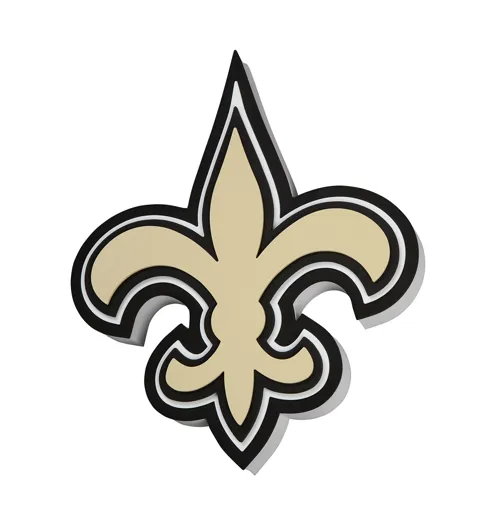 New Orleans Saints 3D FanFoam Super Size Wall Sign 14 x 15