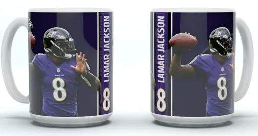 Baltimore Ravens Jumbo Mug Motion "JACKSON"