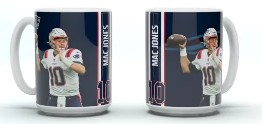 New England Patriots Jumbo Mug Motion "JONES"