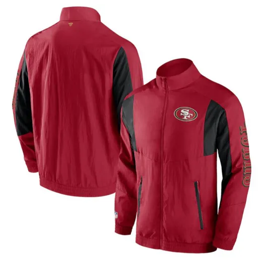 San Francisco 49ers Woven Track Jacket M