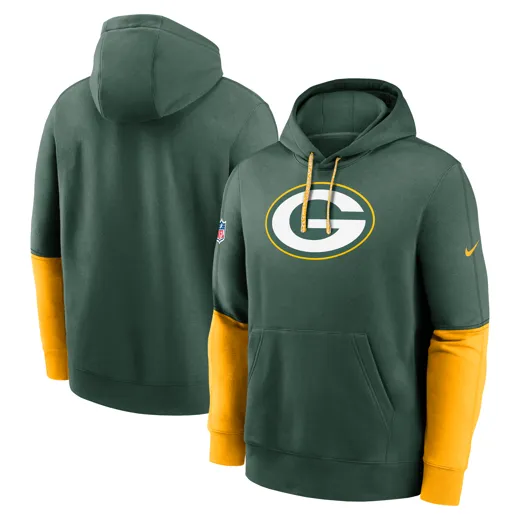 Green Bay Packers Nike Club Hoodie Team Issue XL