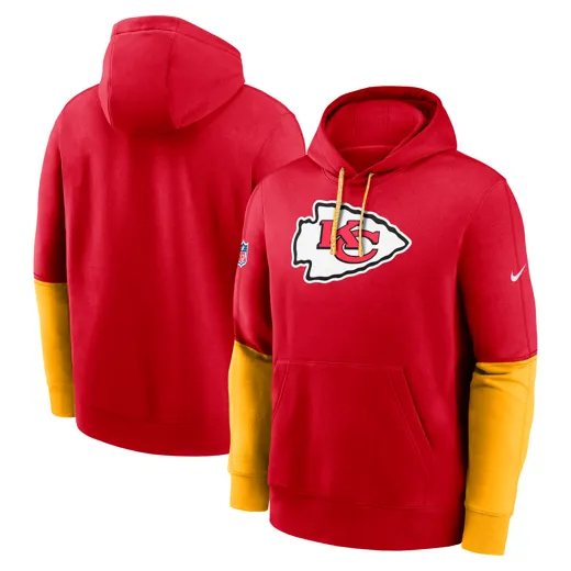 Kansas City Chiefs Nike Club Hoodie Team Issue S