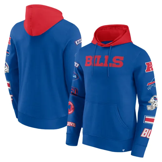 Buffalo Bills Patched Out Fleece Hoodie  XL