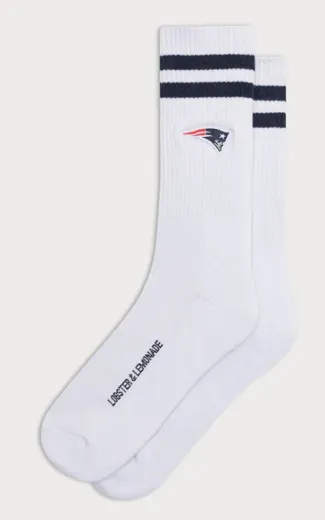 New England Patriots Stripes Sport Socks white 41-46