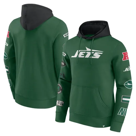 New York Jets Patched Out Fleece Hoodie XL