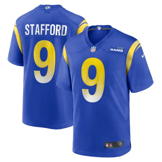 Los Angeles Rams Nike Home Game Jersey Stafford 9 M