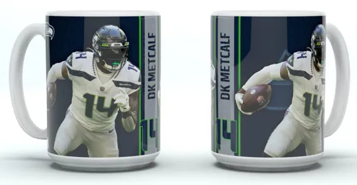 Seattle Seahawks Jumbo Mug Motion "METCALF"