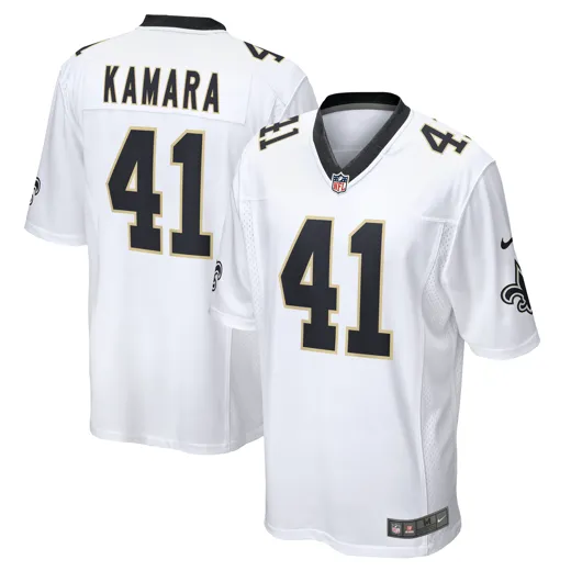 New Orleans Saints Nike Road Game Jersey Kamara 41 XL