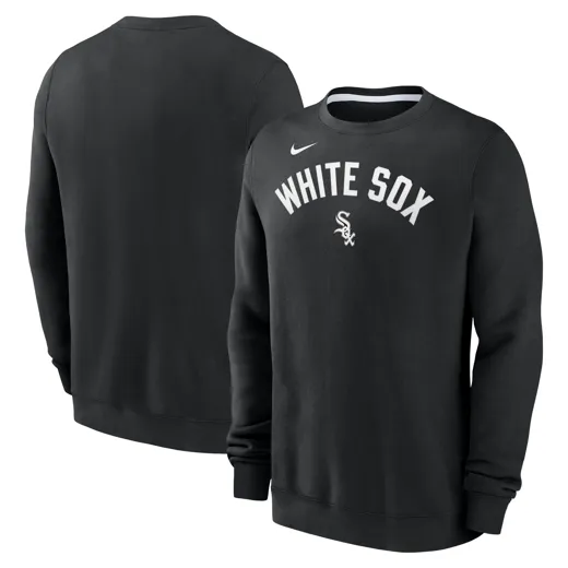 Chicago White Sox NikeTwill Crew Neck Fleece L