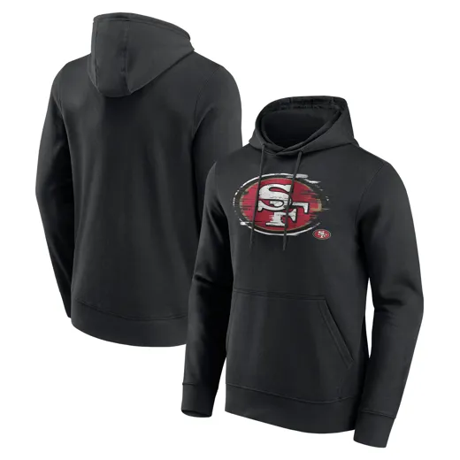 San Francisco 49ers Worn Graphic Hoodie XL