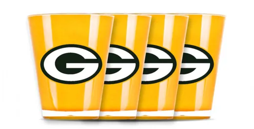 Green Bay Packers 4 Shot-Gläser