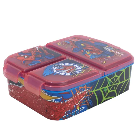 Spiderman "Moving Target" - Lunchbox mit Fächern