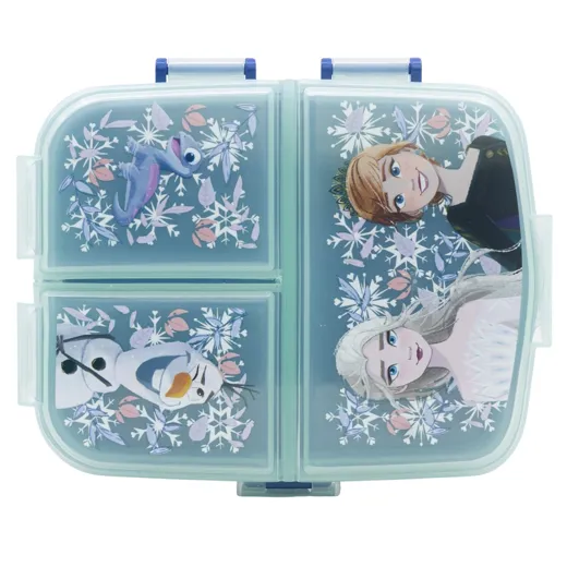 Frozen "Snowy Tale" - Lunchbox XL mit 4 Fächern