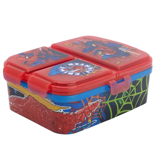 Spiderman "Moving Target" - Lunchbox XL mit 4 Fächern