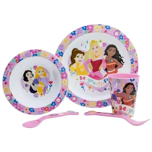 Disney Princess "Be you ti ful" - Geschirr-Set 5-teilig